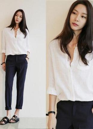 Черные брюки из костюмной ткани