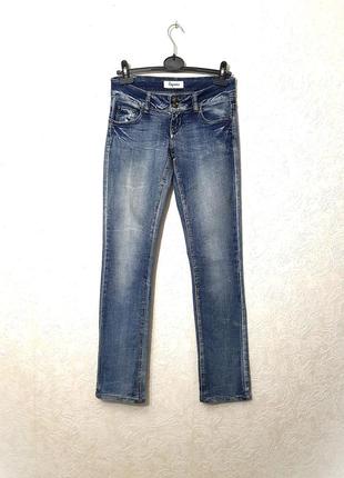 Eagame отличные джинсы синие средней плотности зауженные слим на все сезоны мужские 38-40-421 фото