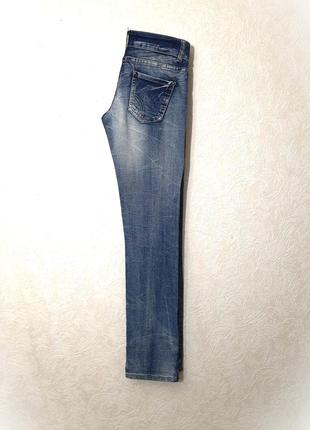 Eagame отличные джинсы синие средней плотности зауженные слим на все сезоны мужские 38-40-427 фото