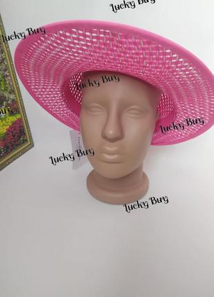 Яркий розовый шляпка2 фото