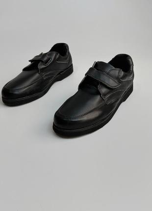 Легкие мужские туфли на липучке, 43-441 фото