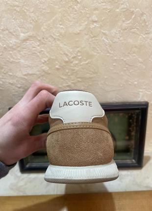 Шкіряні кросівки lacoste minerva2 фото