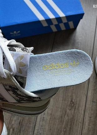 Adidas originals zx500 rm (білі/крокодил) оригінальні кросівки4 фото