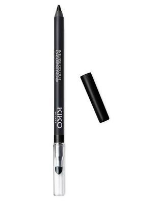 Стойкий карандаш для глаз kiko milano intense colour long lasting eyeliner. карандаш для глаз кико мело 16