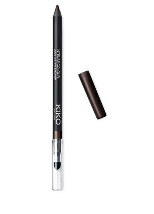Стійкий  олівець для очей kiko milano intense colour long lasting eyeliner. олівець для очей кіко мілано 06