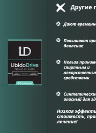 Libido drive -капсули для потенції, підсилює статеве збудження