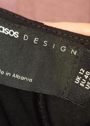 Трендова трикотажна сукня плаття міді глибоке декольте бренд asos10 фото