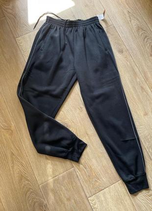 Мужские теплые спортивные штаны с манжетом флис штаны на резинке мужские домашние3 фото