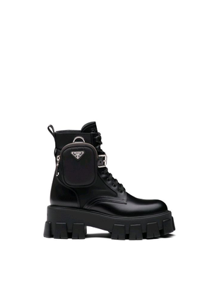 Prada brushed rois boots black5 фото