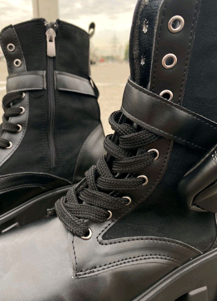 Prada brushed rois boots black8 фото