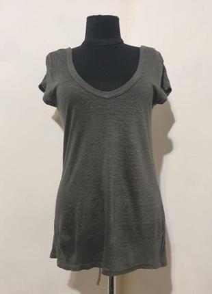 Льняна футболка від bershka