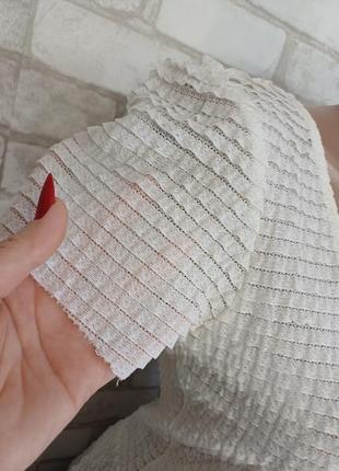 Фирменная dorothy perkins кружевная кофта/блуза баска с мягкой ткани, размер с-м7 фото