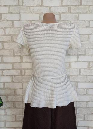 Фірмова dorothy perkins мереживна кофта/блуза баска з м'якої тканини, розмір см2 фото