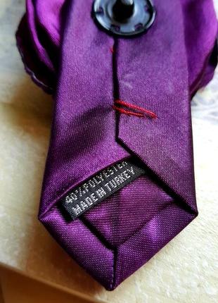Розкішна жіноча краватка з квіткою.6 фото