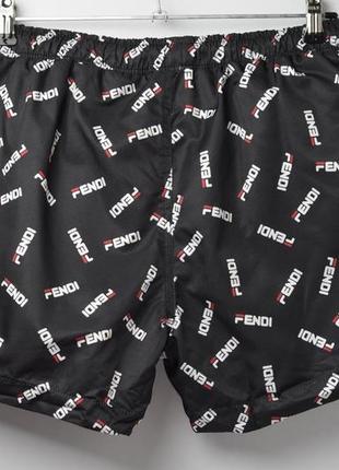 Плавки fendi black плавальні шорти фенді шорты плавательные мужские шорти для спорту фенди2 фото