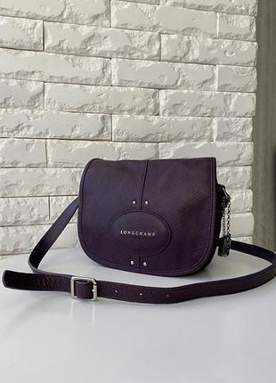 Кожаная сумка longchamp