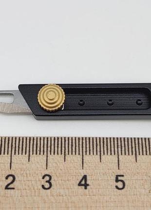 Брелок-ніж на ключі (чорний) арт. 048398 фото