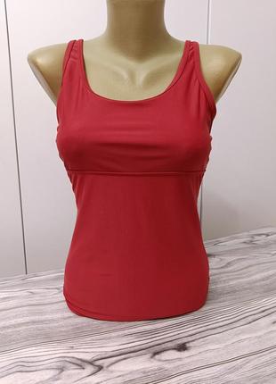 Купальник спортивний цільний щільний р.48 бордо esmara