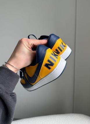 Кроссовки nike terminator low blue yellow3 фото