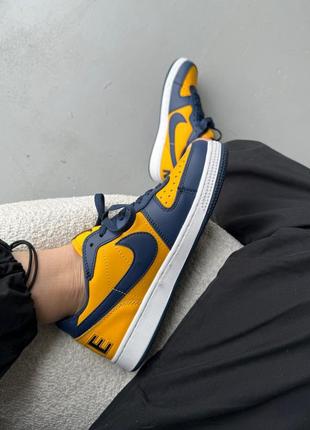 Кроссовки nike terminator low blue yellow6 фото