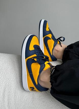 Кроссовки nike terminator low blue yellow7 фото