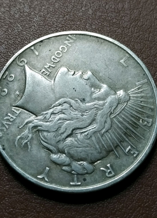 Мирний долар сша 1922 срібло3 фото