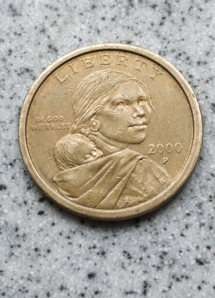 1 долар сша 2000 р сакагавея індіанка орел1 фото