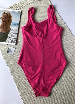 Жіночий спортивний суцільний купальник esmara р.42 euro (р.xl, 48-50), рожевий3 фото