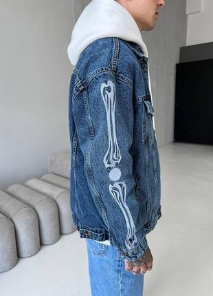 Мужская джинсовая куртка5 фото