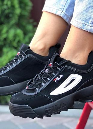 Кросівки жіночі fila disruptor 2 чорні