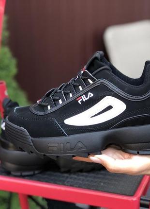 Кросівки жіночі fila disruptor 2 чорні3 фото