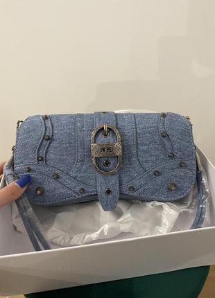 Jw pei  синя джинсова сумка joy denim blue