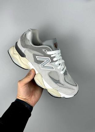 New balance 9060 light grey1 фото