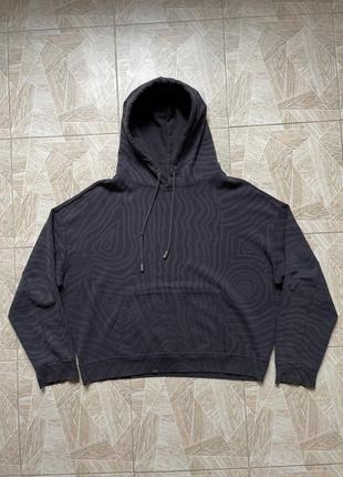 Avant garde eckhaus latta swirl oversized hoodie monogram