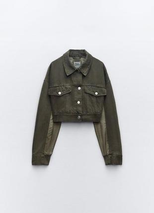 Джинсовка. джинсовая куртка, куртка джинс, куртка комбинированная пиджак бомбер zara5 фото