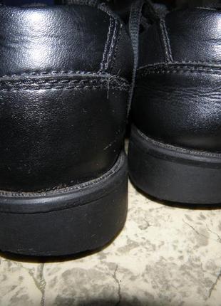 Очень удобные кожаные туфли в мужском стиле р 37-383 фото