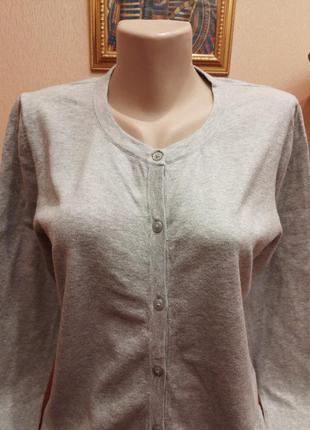 Брендовий котоновий джемпер светр великого розміру4 фото