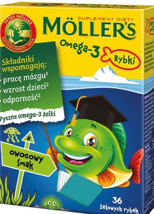 Moller's omega-3 рибки (омега 3 для дітей)4 фото