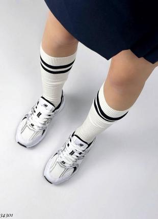 Классючи белые кроссовки с серыми и черными вставками Сендалий беленс4 фото