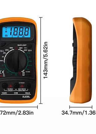 Мультиметр xl830l зеленого кольору 2