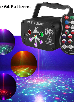 Барвистий лазерний проектор (проектор лазерних променів) rgb