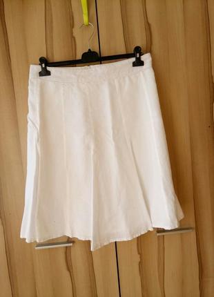 Лляна спідниця h&m
