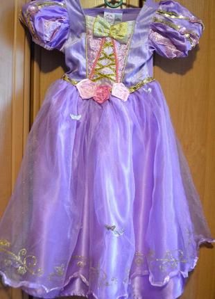 Карнавальний костюм рапунцель на 3-4 роки, плаття рапунцель на 3-