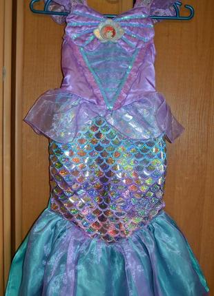 Карнавальний костюм русалонька на 3-4 роки, плаття русалочка аріе3 фото