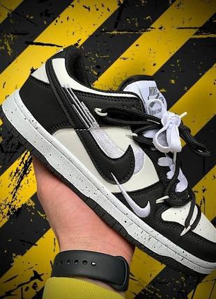 ✖️новое пополнение✖️
👟кроссовки женские nike sb dunk low pro black &amp; white👟7 фото