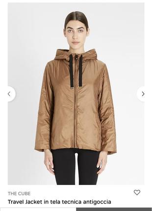 Max mara куртка из верблюжей шерсти travel jacket in tela tecnica antigoccia1 фото