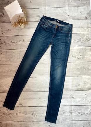 Облегающие джинсы высокая посадка скошенные зауженные по фигуре брюки брюки джинс
