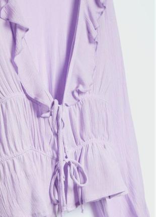 Брендова блуза-накидка stradivarius віскоза етикетка