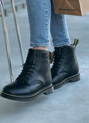 Ботинки 1460 black черевики