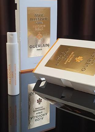 Оригинальный пробник guerlain aqua allegoria forte mandarine basilic eau de parfum _ 1ml